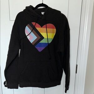 Black Progress Pride Pullover Hoodie